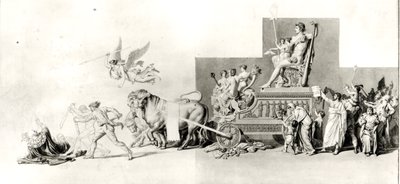 Triumph of the French People over the Monarchy, Project for an Opera Curtain, 1794 by Jacques Louis David